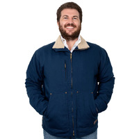 Just Country Mens Diamantina Sherpa Jacket (MWOJ2302) Navy