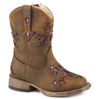 Roper Toddler Lola Western Boots (17903133) Brown 