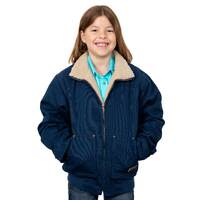 Just Country Childrens Diamantina Sherpa Jacket (BWOJ2302) Navy