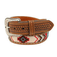 Ariat Mens Arrow Southwestern Inlay 1-1/2" Belt (A1033297) Multi