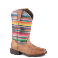 Roper Childrens Cora Western Boots (18914240) Serape Tan/Serape Leather