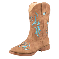 Roper Childrens Glitter Breeze Boots (18901549) Tan