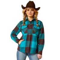 Ariat Womens Buffalo Plaid Shirt Jacket (10052870) Buffalo Plaid