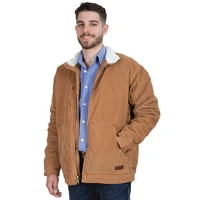 Just Country Mens Diamantina Sherpa Corduroy Jacket (MWOJ2500) Caramel [SD]