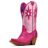 Ariat Womens Starlight Western Boots (10061314) Diva Pink/Pale Rose Shine [SD]