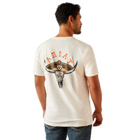 Ariat Mens Mexicali S/S Tee (10054829) Antique White