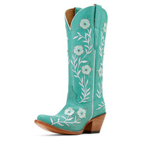 Ariat Womens Romance Western Boots (10061312) Natural Turquoise [SD]