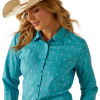 Ariat Womens Kirby Pro L/S Shirt (10054893) Latigo