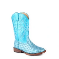 Roper Childrens Glitter Gleam Western Boots (18901497) Blue