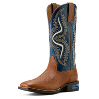 Ariat Mens Captivate Western Boots (10064043) Red Oak/Deep Blue