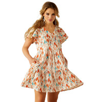 Ariat Womens Delilah Dress (10060396) Painted Watercolour