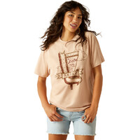 Ariat Womens Roadside S/S Tee (10060383) Muted Clay