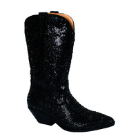 Roper Womens Nettie Western Boots (21556627) Crystal Black