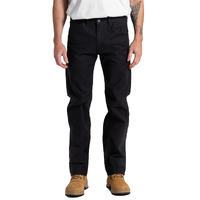 Levi's Mens 505 Workwear Regular Fit Utility Pants (34233-0000) Black Canvas 
