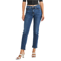 Levi's Womens 314 Shaping Straight Jeans (19631-0161) Blue Wave Dark