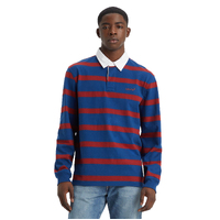 Levi's Mens Union Jacquard Stripe Rugby (A4845-0017) Navy Peony [SD]