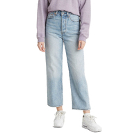 Levi's Womens Ribcage Straight Ankle Jeans (72693-0055) Middle Road [SD]