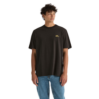 Lee Originals Mens Original Relaxed S/S Tee (L/062520/082) Worn Black [SD]