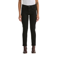 Lee Originals Womens Mid Slim Jeans (L/067404/YK9) Soft Black [SD]