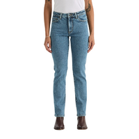 Lee Originals Womens Mid Straight Jeans (L/067398/481) Blue Stone [SD]