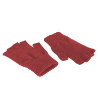 MKM Fingerless Gloves Possum (MX103) Berry [GD]