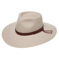 Statesman Big Australian Wool Felt Hat (S0116581) Silver Belly [GD]