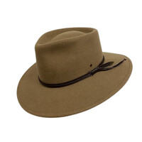 Statesman Unisex Barossa Wool Felt Hat (S2276776) Sand [GD]