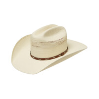 Statesman Malboro Vented Straw Hat (20423-16) Natural