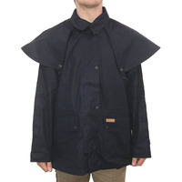Outback Trading Mens Dry Wax Short Coat (60052) Navy  [SD]