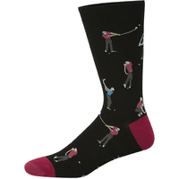 Bamboozld Mens Hole in One Bamboo Socks (BBW20HOLEIN1) Black