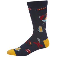 Bamboozld Mens Barbie Bamboo Socks (BBS21BARBIE) Navy [SD]