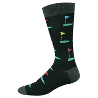 Bamboozld Mens Golf Bamboo Socks (BBS16GOLAK) Black