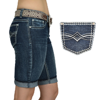 Pure Western Womens Lana Shorts (PCP2306209) Midnight [SD]
