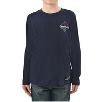 Pure Western Boys Clarke L/S Tee (P3W3562676) Navy [SD]