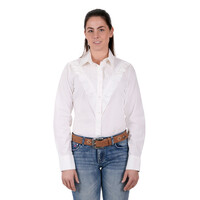 Pure Western Womens Sarai L/S Shirt (P3S2575789) White [SD]