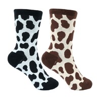 Pure Western PW Crew Socks - Twin Pack (PCP2949SOC) Black/Tan