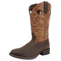 Pure Western Mens Denton Western Boots (PCP18241) Brown/Tan [SD]