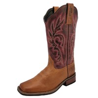 Pure Western Womens Tyler Western Boots (PCP28479) Rust/Oiled Grape
