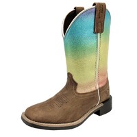 Pure Western Childrens Maggie Western Boots (PCP78116C) Bomber/Rainbow