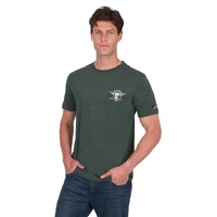 Pure Western Mens Todd S/S Tee (P5S1503086) Green Marle [SD]
