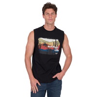 Pure Western Mens Terry Muscle Tank (P5S1510088) Black [SD]