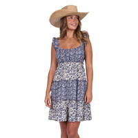 Pure Western Womens Maisy Sleeveless Dress (P5S2405110) Navy [SD]