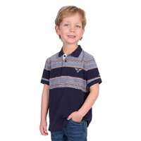 Pure Western Boys Brad S/S Polo (P5S3500079) Navy [SD]