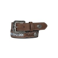 Pure Western Childrens Clayton Belt (P5S7933BLT) Tan/Black [SD]