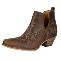 Pure Western Womens Bodie Dress Boots (P5S28466) Waxy Brown [SD]