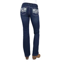 Pure Western Womens Meg Bootcut Jeans - 32 Leg (PCP2208034) Evening Sky