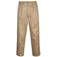 Ritemate Mens Belt Loop Trousers (RM1002) Khaki [GD]