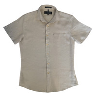 Ritemate Mens Pilbara Linen S/S Shirt (RMPC055S) Flax  [SD]