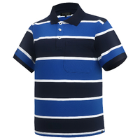 Ritemate Mens Pilbara Classic Cotton S/S Polo (RMPC113) Cobalt Blue/French Navy/White [SD]