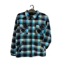 Ritemate Mens Pilbara Polar Fleece Jacket (RMPC056) Blue/Navy/White